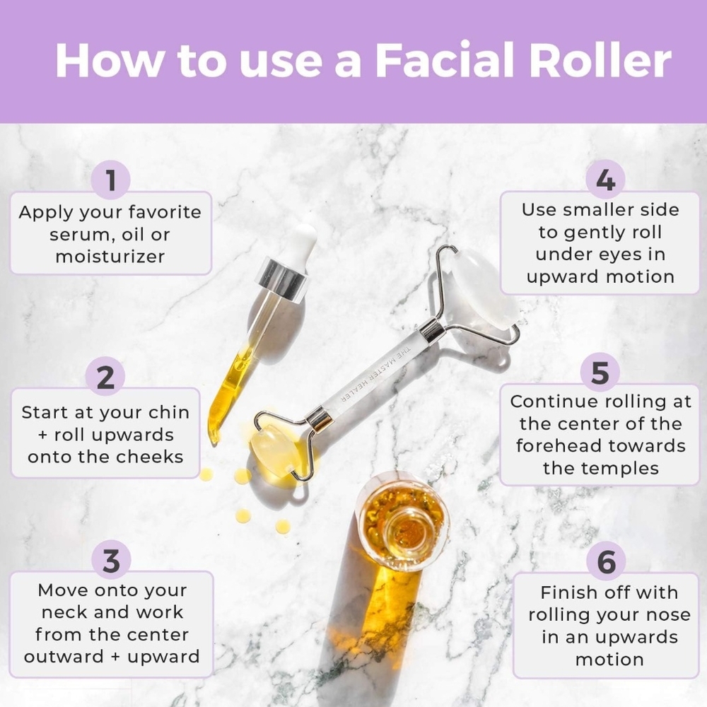 Teami Clear Quartz Facial Roller - Picture 6 of 6